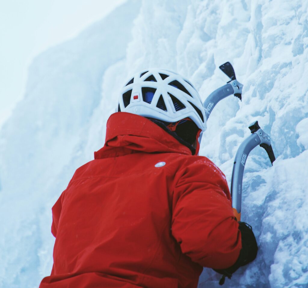 ice climbing